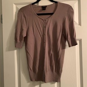 Ann Taylor taupe cardigan